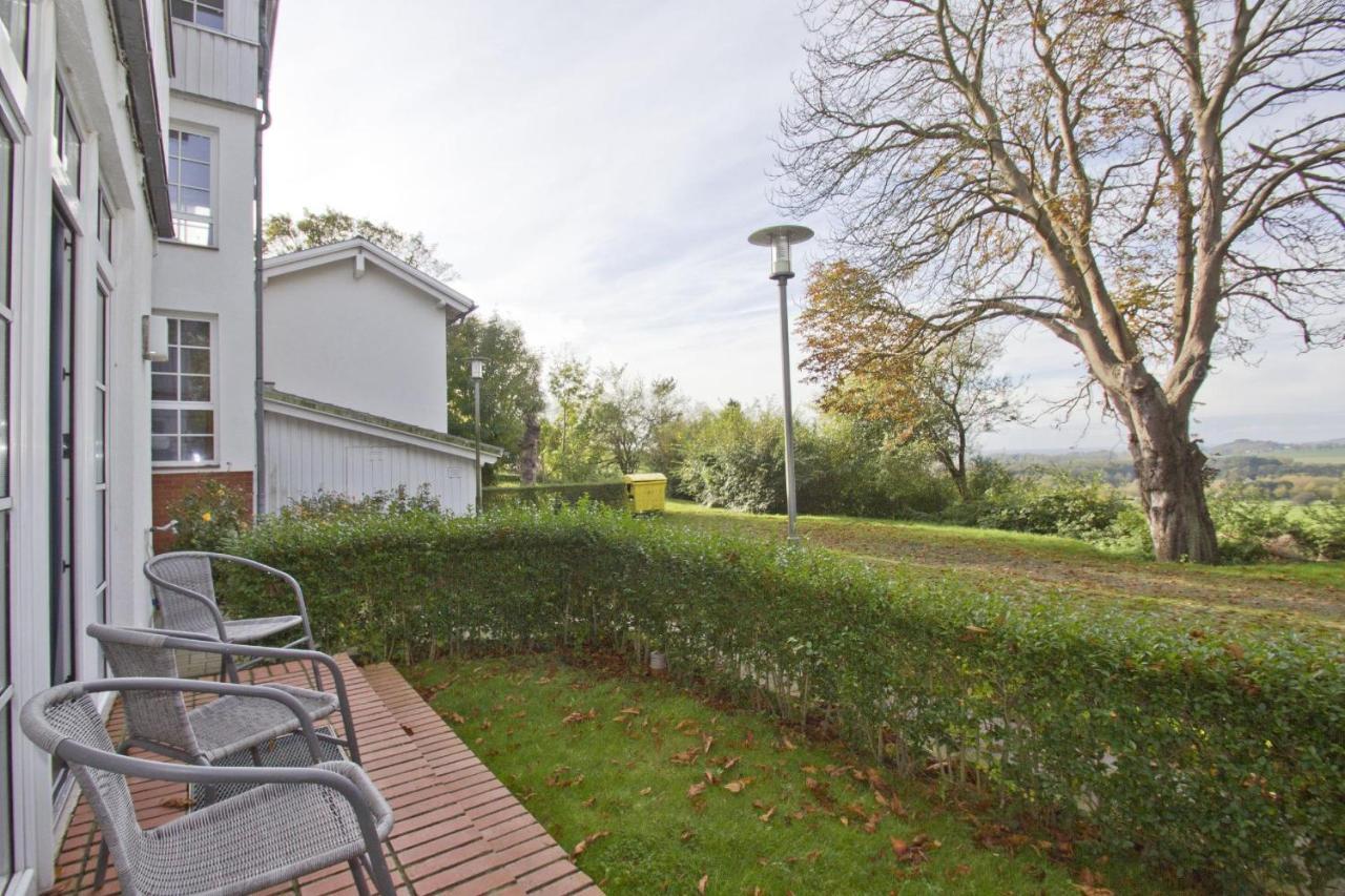 Haus Blick zur See FeWo 13 Gartennutzung, Terrasse, Sauna- und Schwimmbadnutzung im AHOI Sellin Goehren  Exterior foto